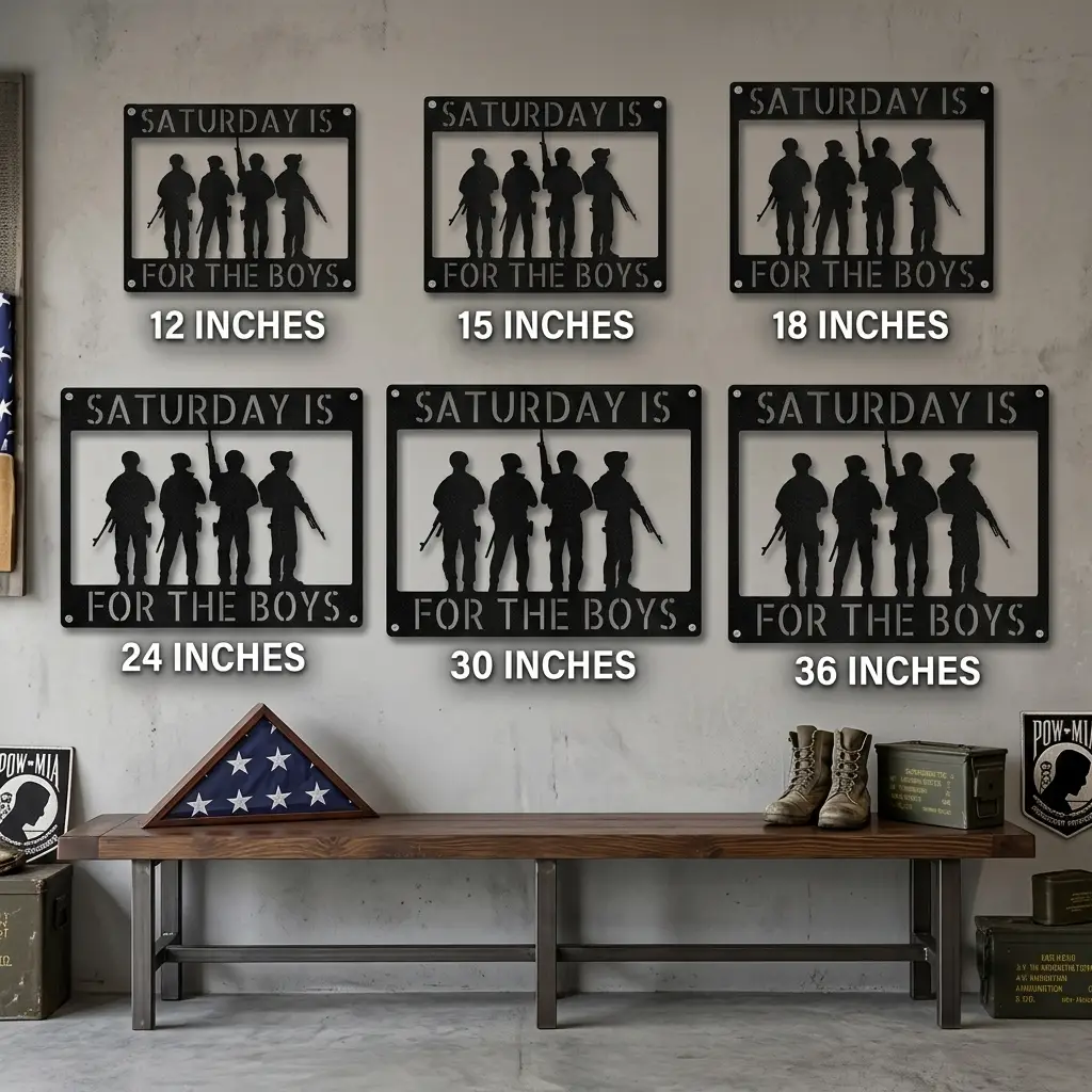 Soldier Personalized Metal Wall Art – Custom Military Sign, Army & Veteran Wall Decor