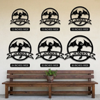 Personalized Dragon Metal Wall Art | Custom Dragon Name Sign | Fantasy Steel Wall Decor | Mythical Dragon Home Decoration | Made in USA