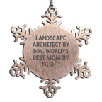 Unique Landscape Architect Snowflake Ornaments Gifts from Friends and Family for Christmas Decorations - Mallard Moon