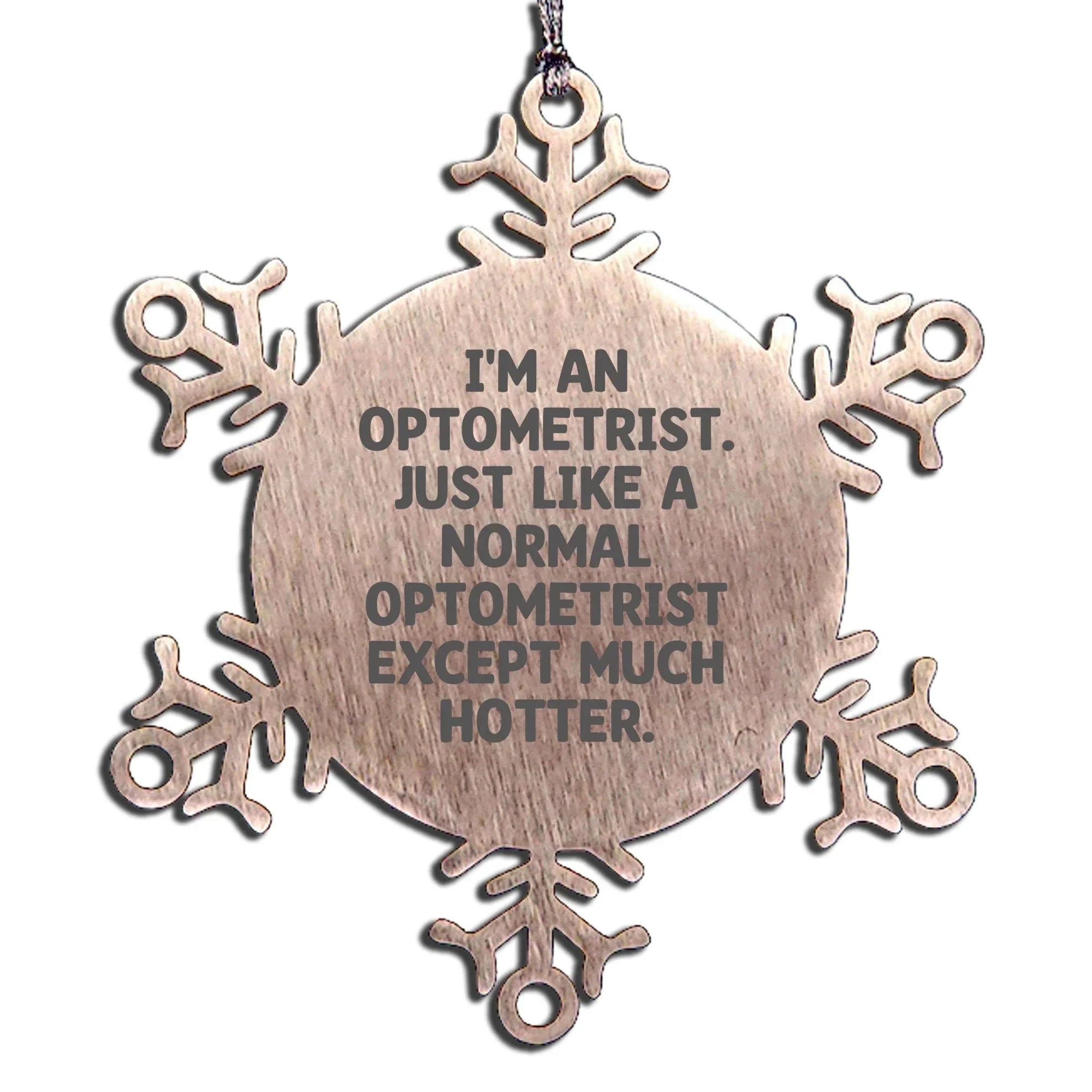 Radiant Optometrist Ornament Shatterproof Stainless Gift