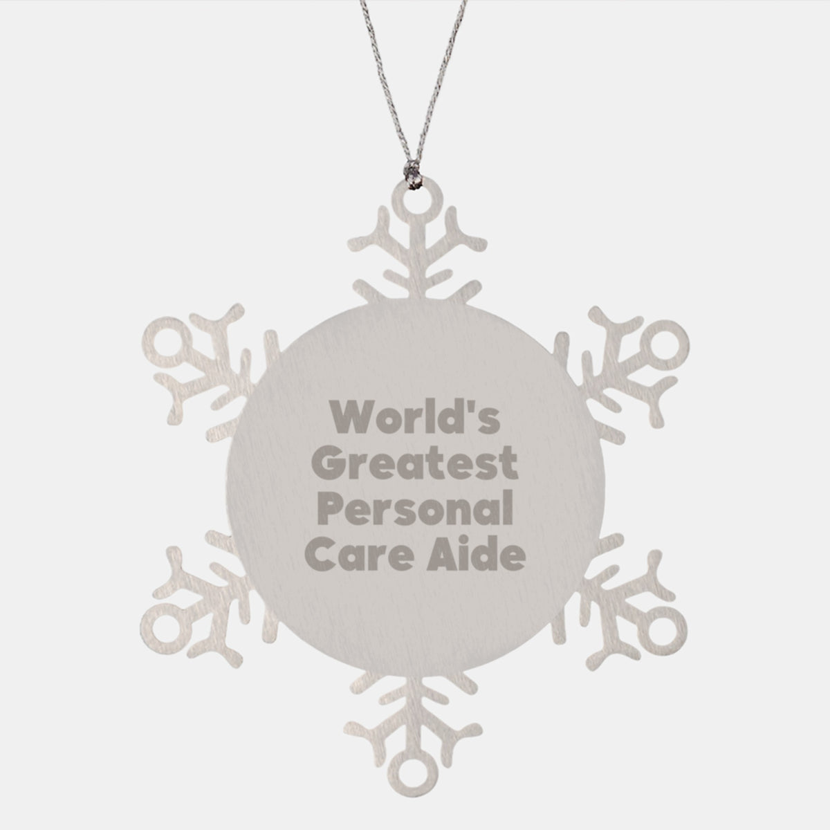 Christmas Ornament Gift Favorite Personal Care Aide - World's Greatest - Image 1