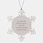 Court Clerk Christmas Ornament for Her Present Humorous Gift - Image 1