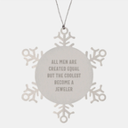 Jeweler Snowflake Ornament Keepsake for Him Christmas Gift - Image 1