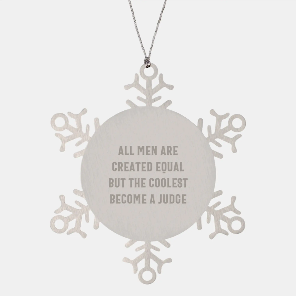 Judge Keepsake Christmas Ornament for Him Gift – Holiday Keepsake - Image 1