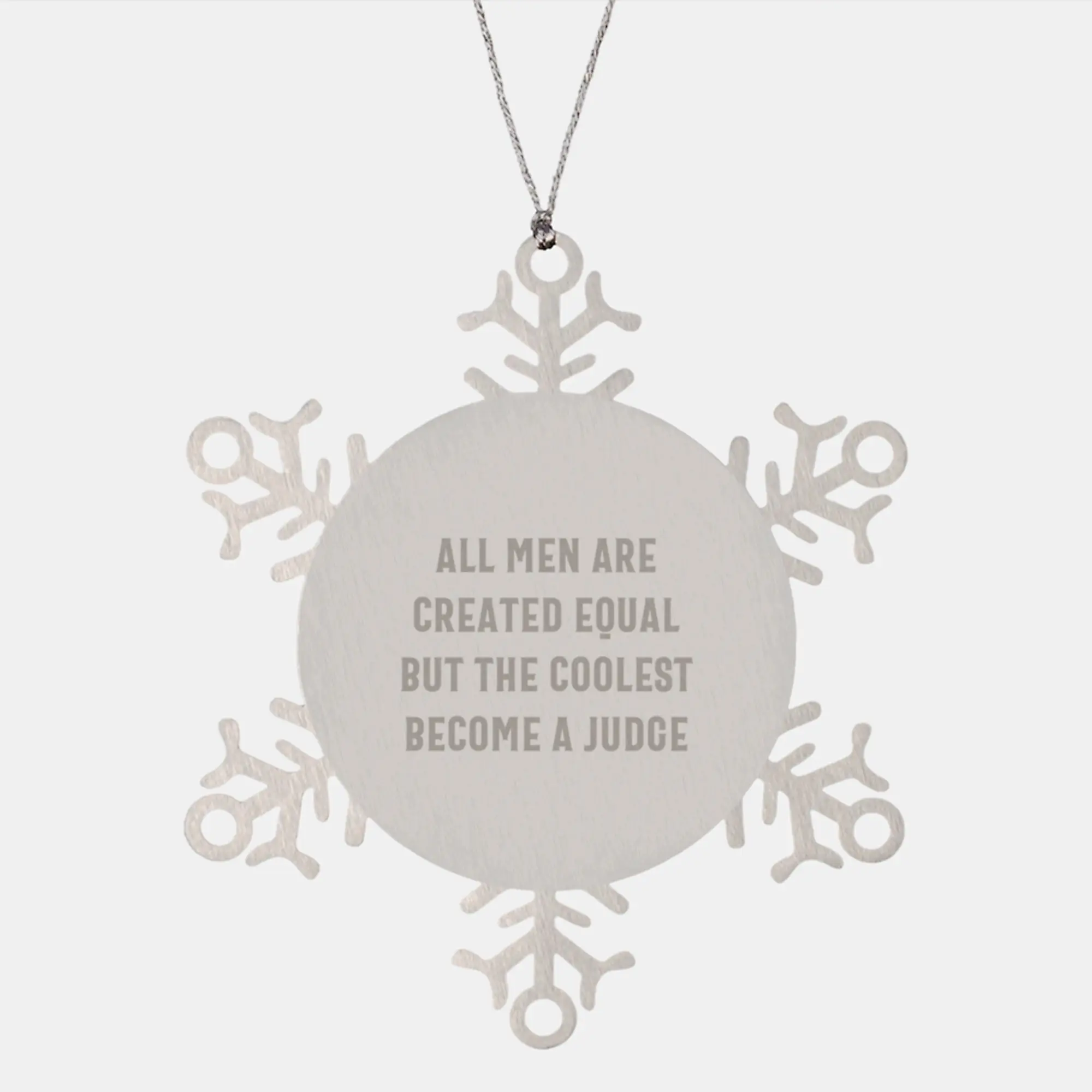 Judge Keepsake Christmas Ornament for Him Gift – Holiday Keepsake - Image 1