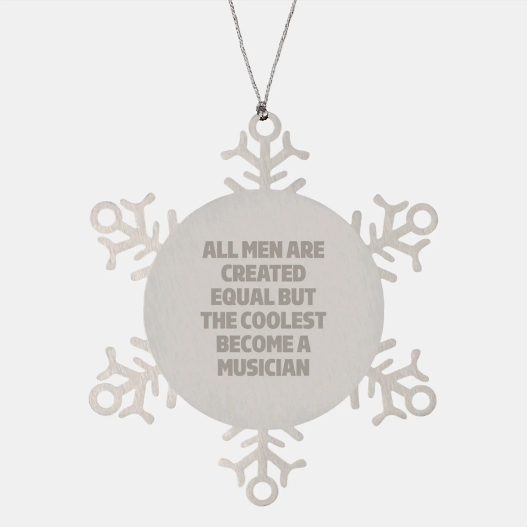 Witty Christmas Ornament Gift for Friends - Musician - Image 1