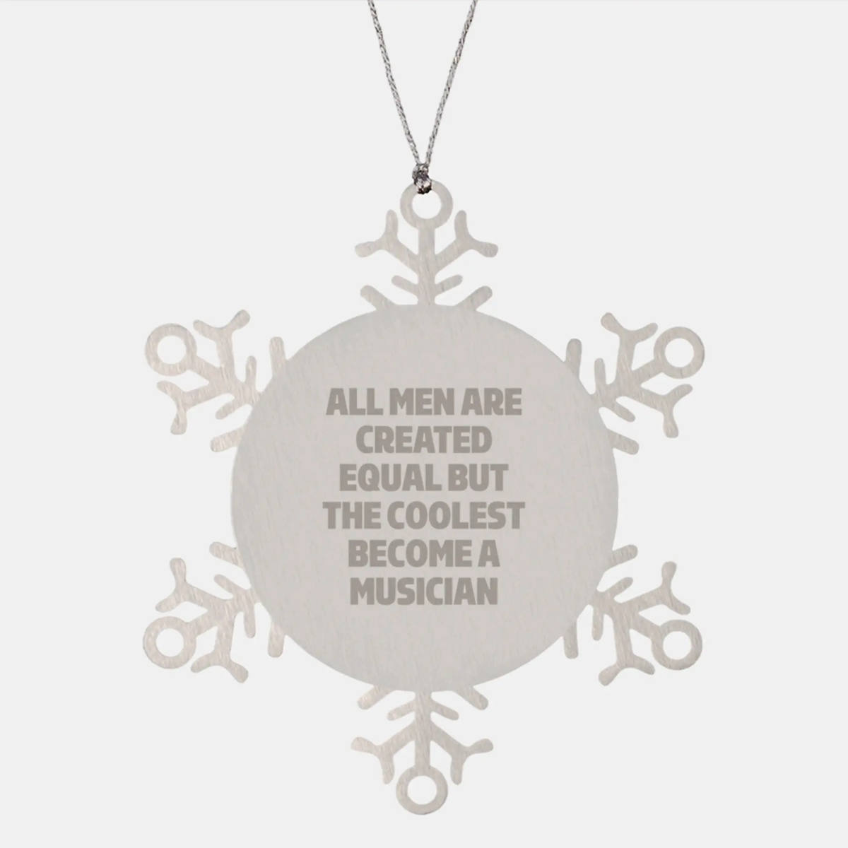 Witty Christmas Ornament Gift for Friends - Musician - Image 1