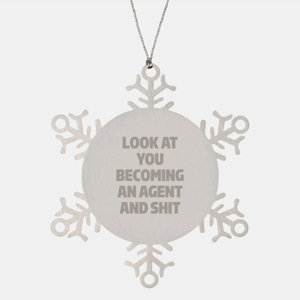 Agent Surprise Christmas Ornament for Family Gift - Funny Seasonal - Image 1