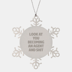 Agent Surprise Christmas Ornament for Family Gift - Funny Seasonal - Image 1