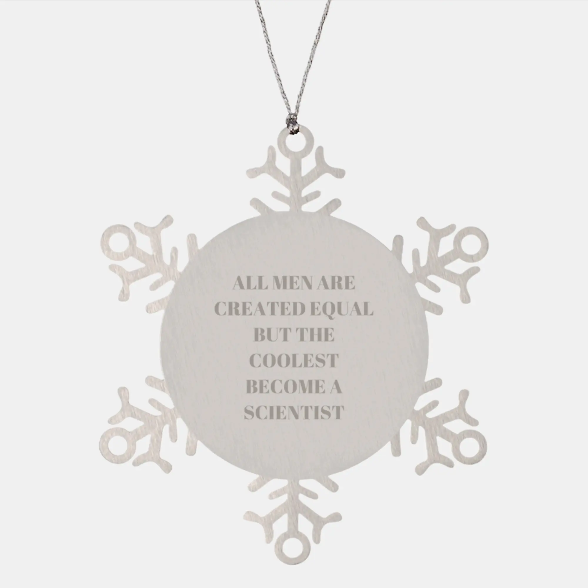 Christmas Gift for Teens Scientist Snowflake Ornament Surprise - Image 1