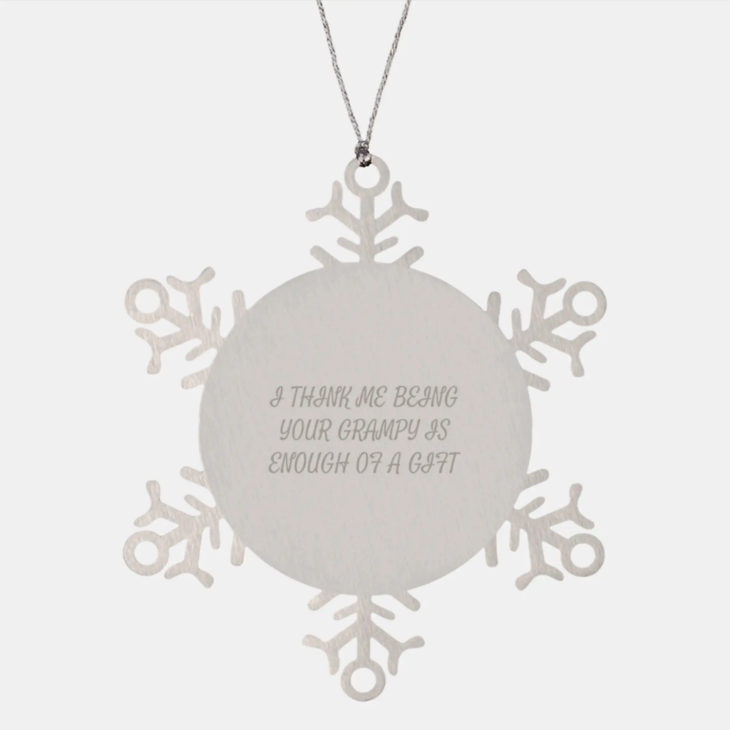 Heartwarming Grampy Christmas Ornament Gift for Friends - Novelty - Image 1