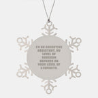 Executive Assistant Gifts Funny Snowflake Ornaments from Friends, Office Decorations for Christmas Unique Gifts for Men, Women, Coworkers