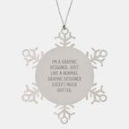 Graphic Designer Keepsake Christmas Ornament for Him Gift Premium - Image 1