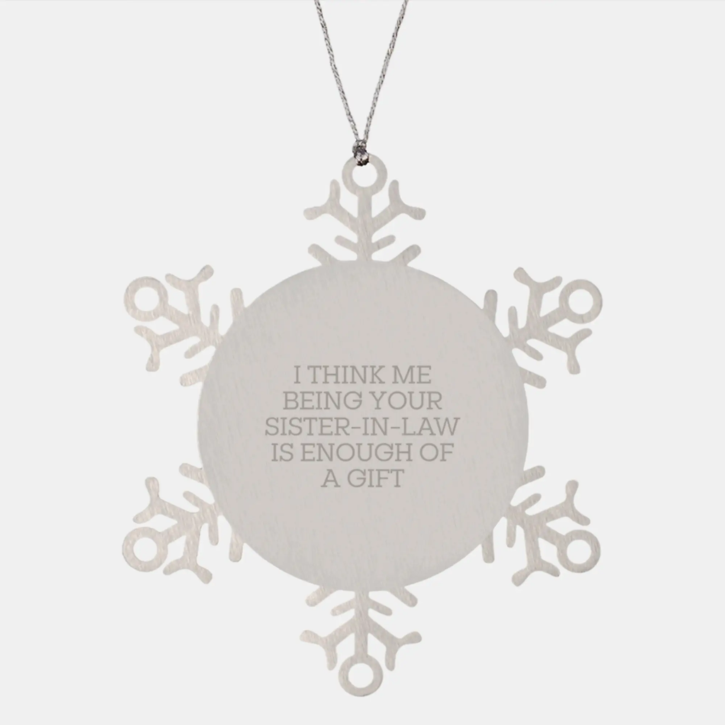 Sister-in-law Keepsake Christmas Ornament Gift for Him - Image 1
