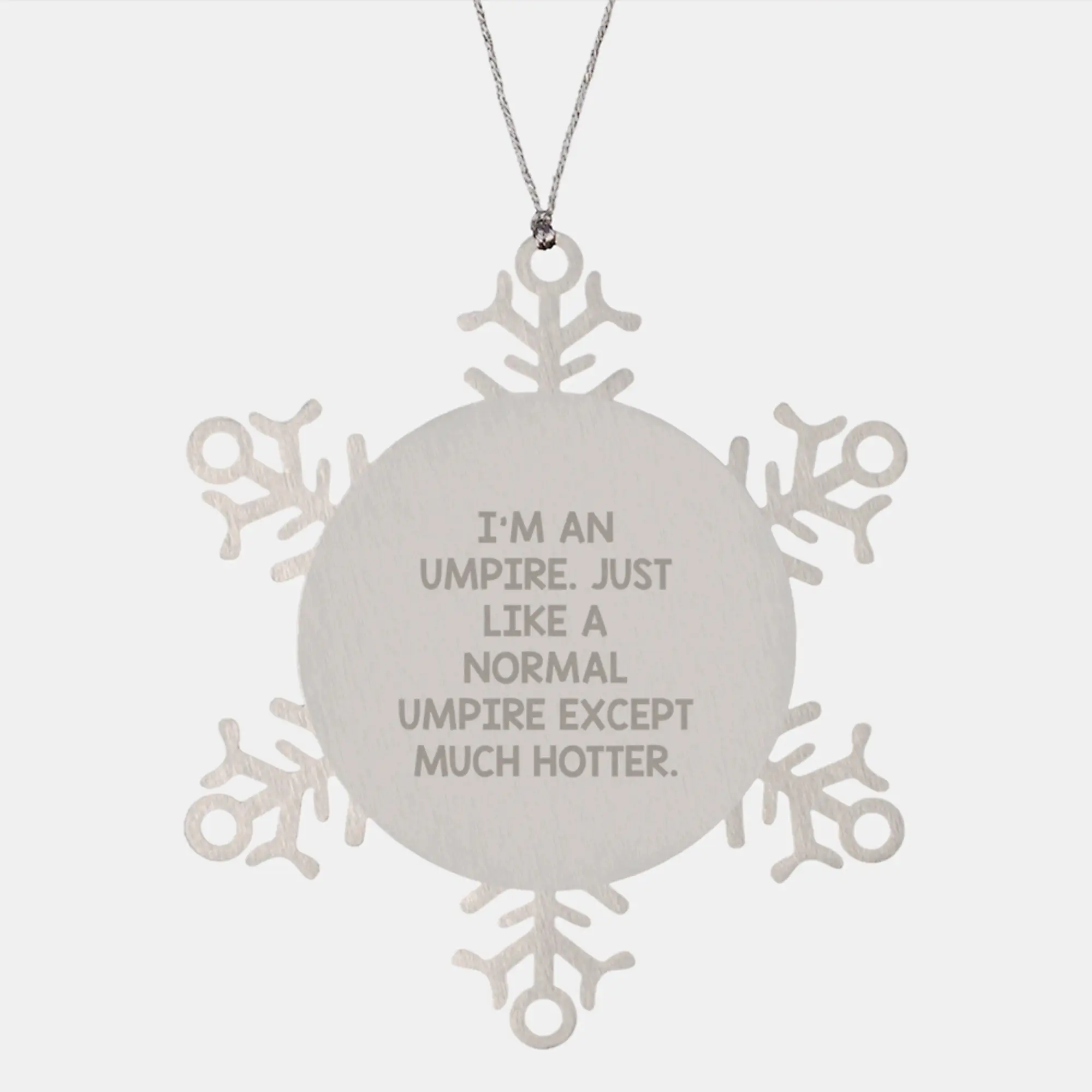 Sassy Umpire Christmas Ornament Novelty for Friends Gift - Image 1