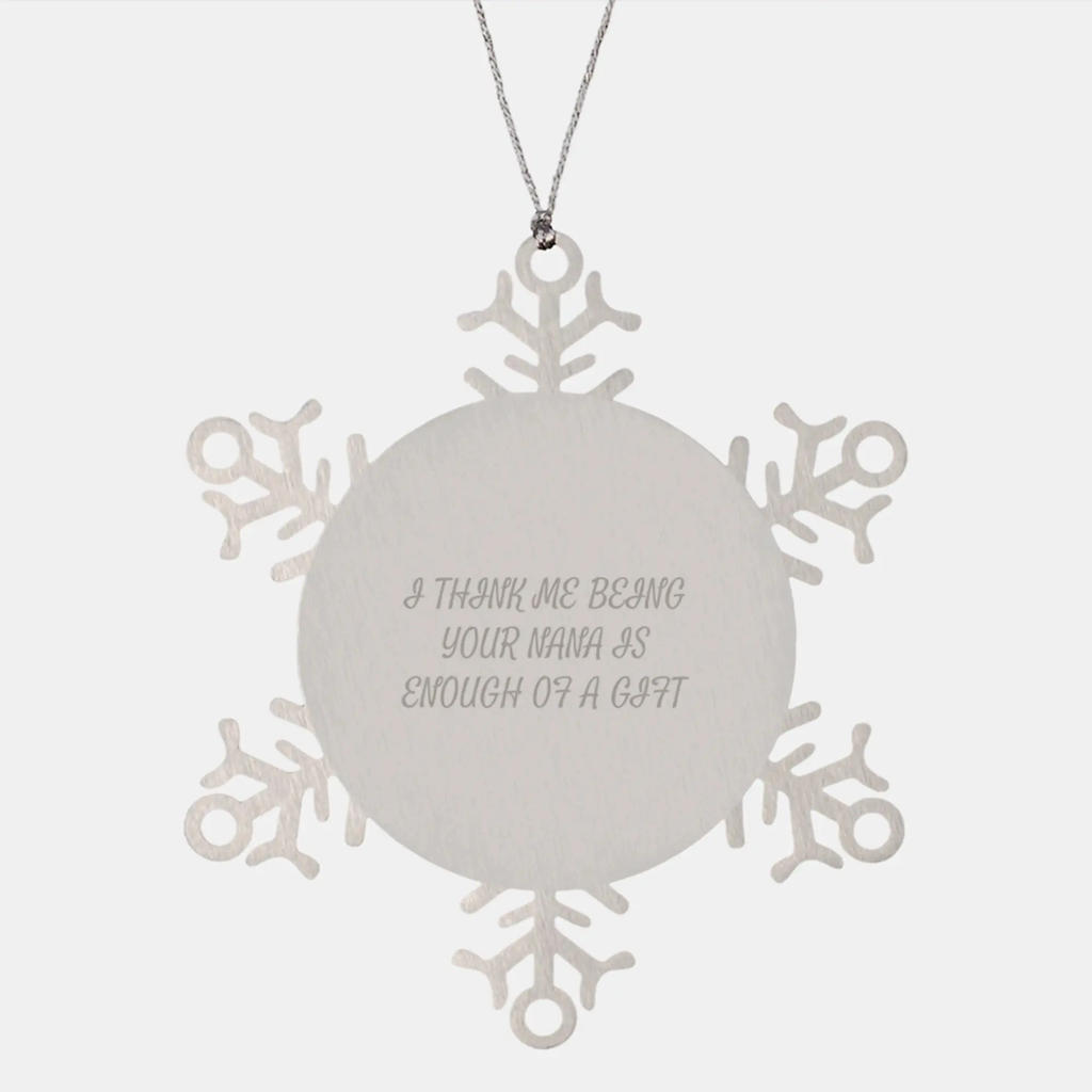 Christmas Gift Nana Ornament for Her Present - Image 1