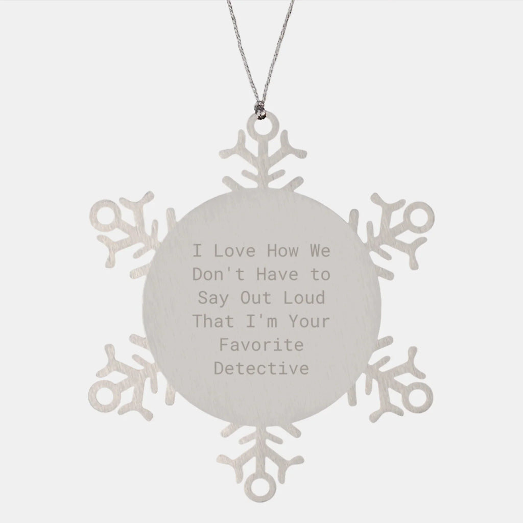 Detective Christmas Ornament Gifts from Friends to Favorite Detective
