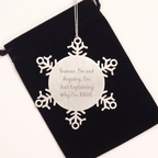 Bold Trainer Christmas Ornament for Friends Gift - Image 2