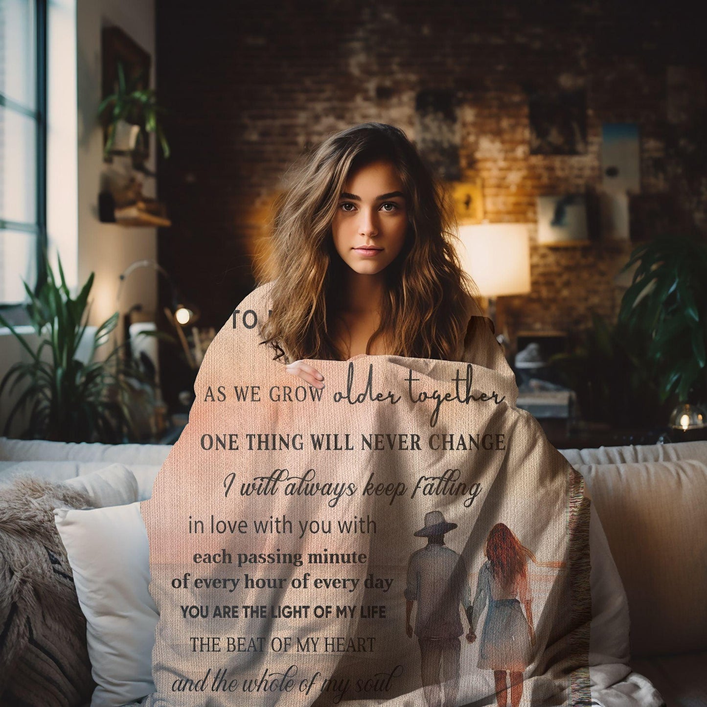 Snuggle with your Wife with this Heirloom Woven Blanket - Mallard Moon Gift Shop