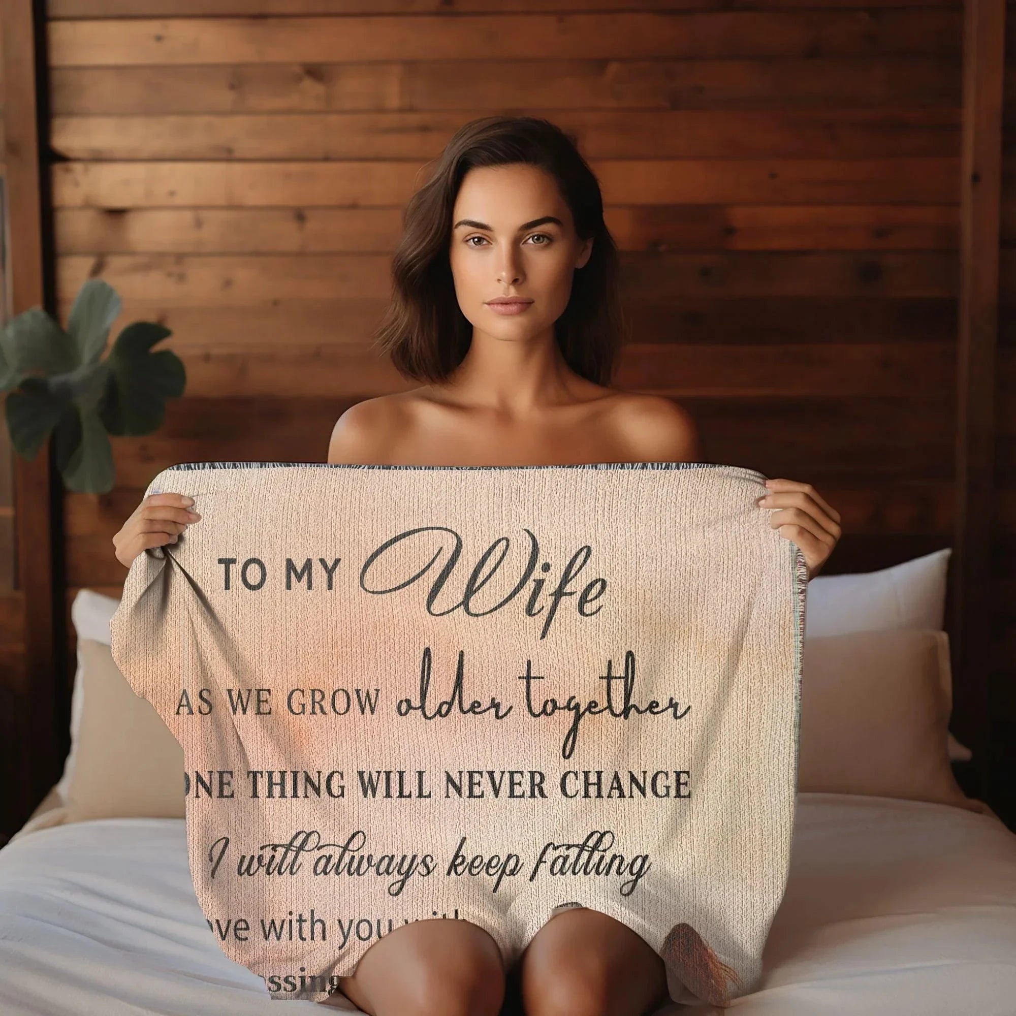 Snuggle with your Wife with this Heirloom Woven Blanket