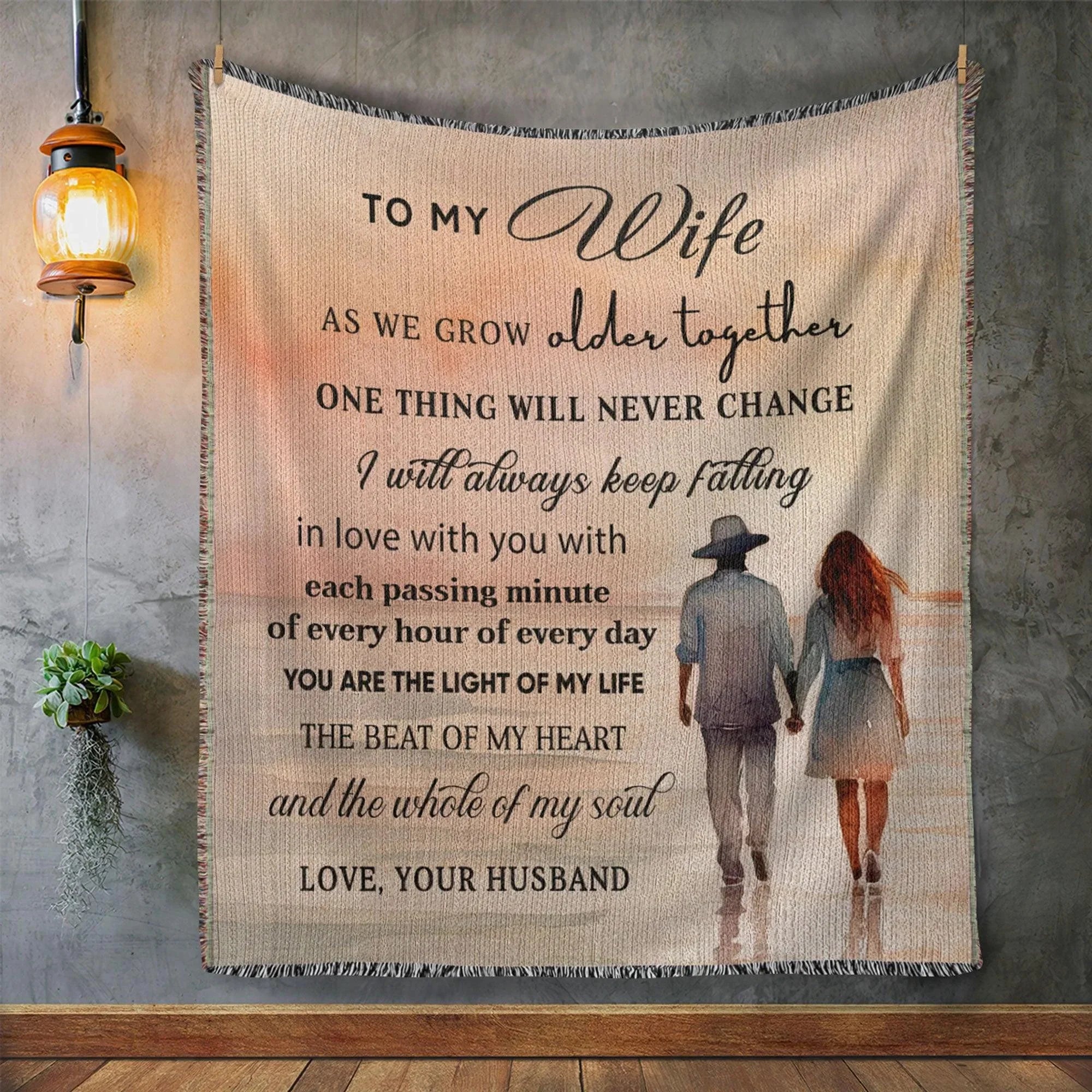 Snuggle with your Wife with this Heirloom Woven Blanket