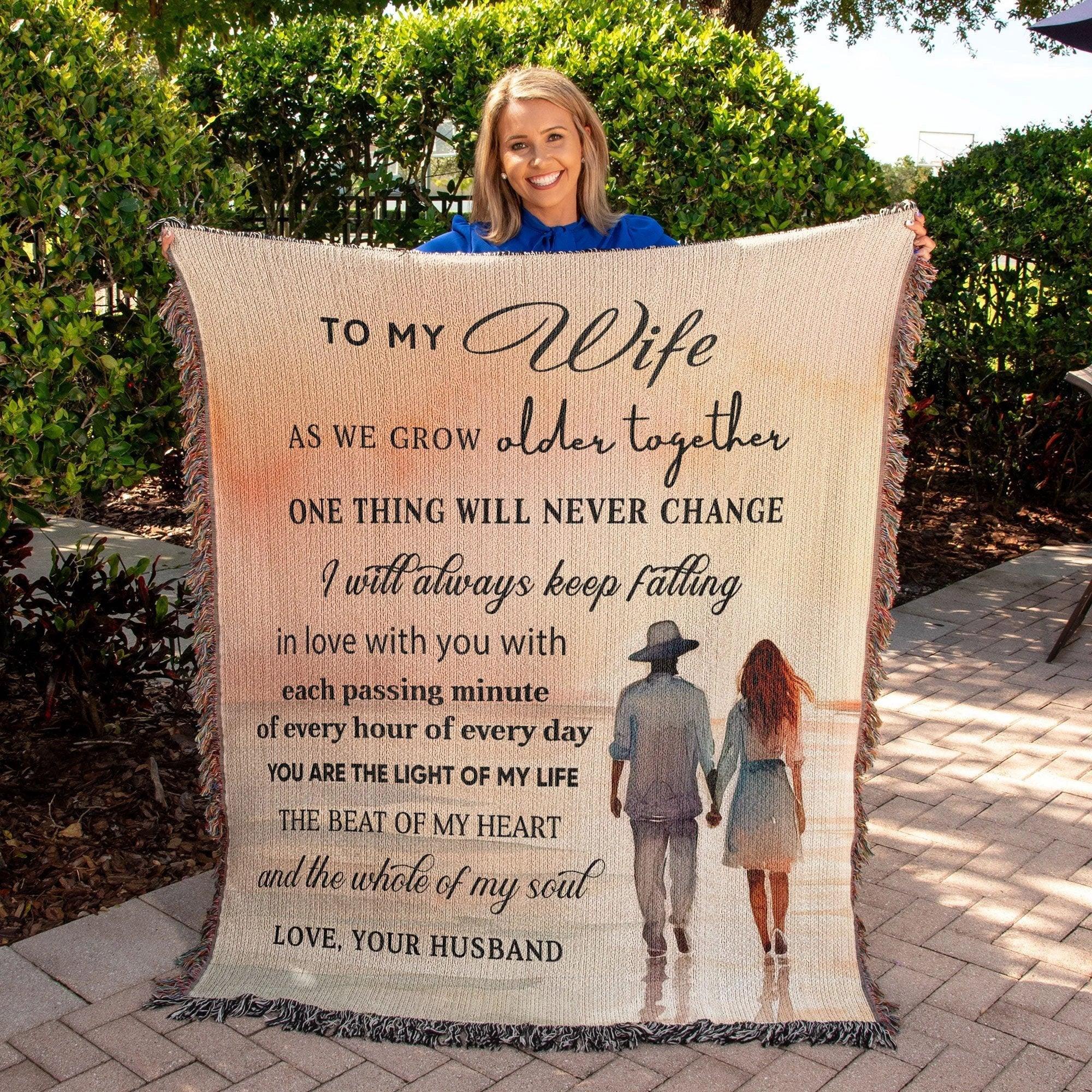 Snuggle with your Wife with this Heirloom Woven Blanket