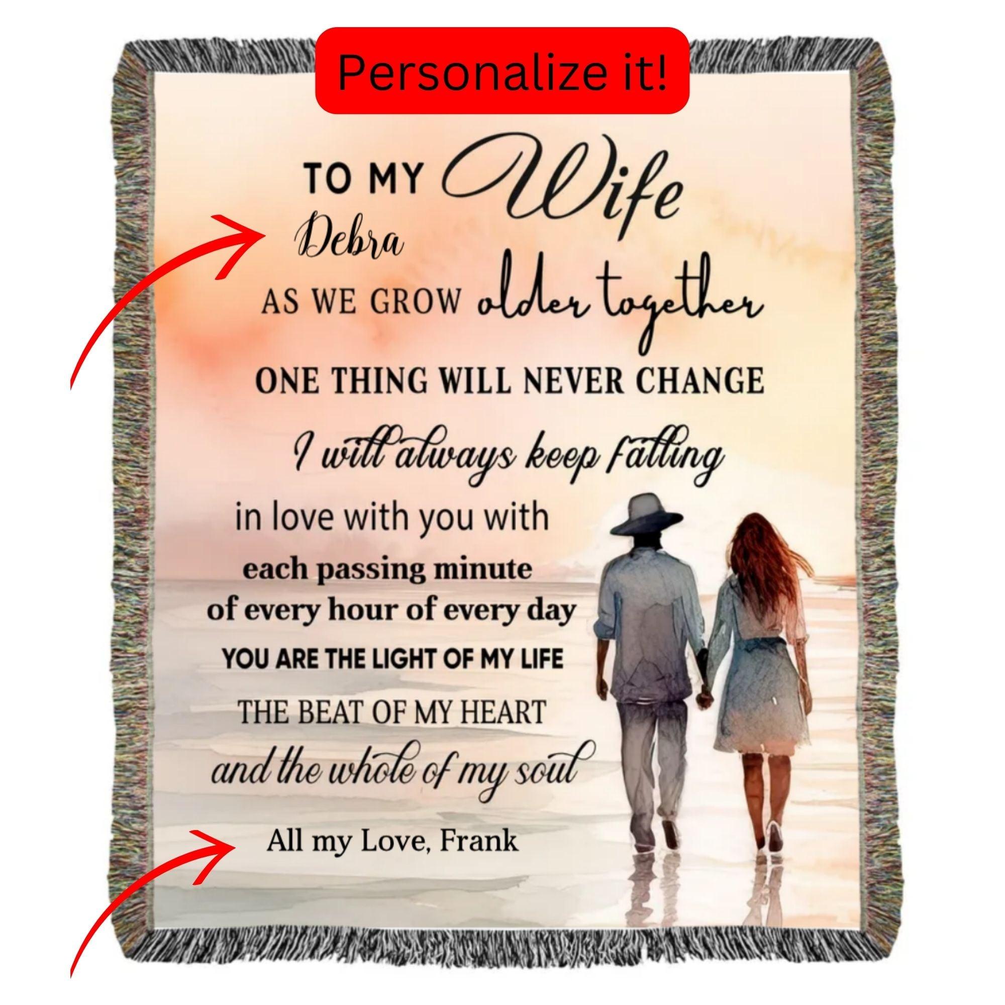 Snuggle with your Wife with this Heirloom Woven Blanket - Mallard Moon Gift Shop