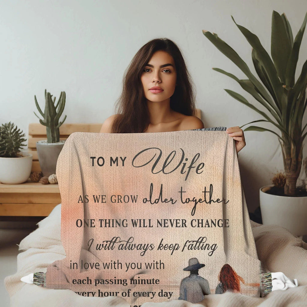 Snuggle with your Wife with this Heirloom Woven Blanket