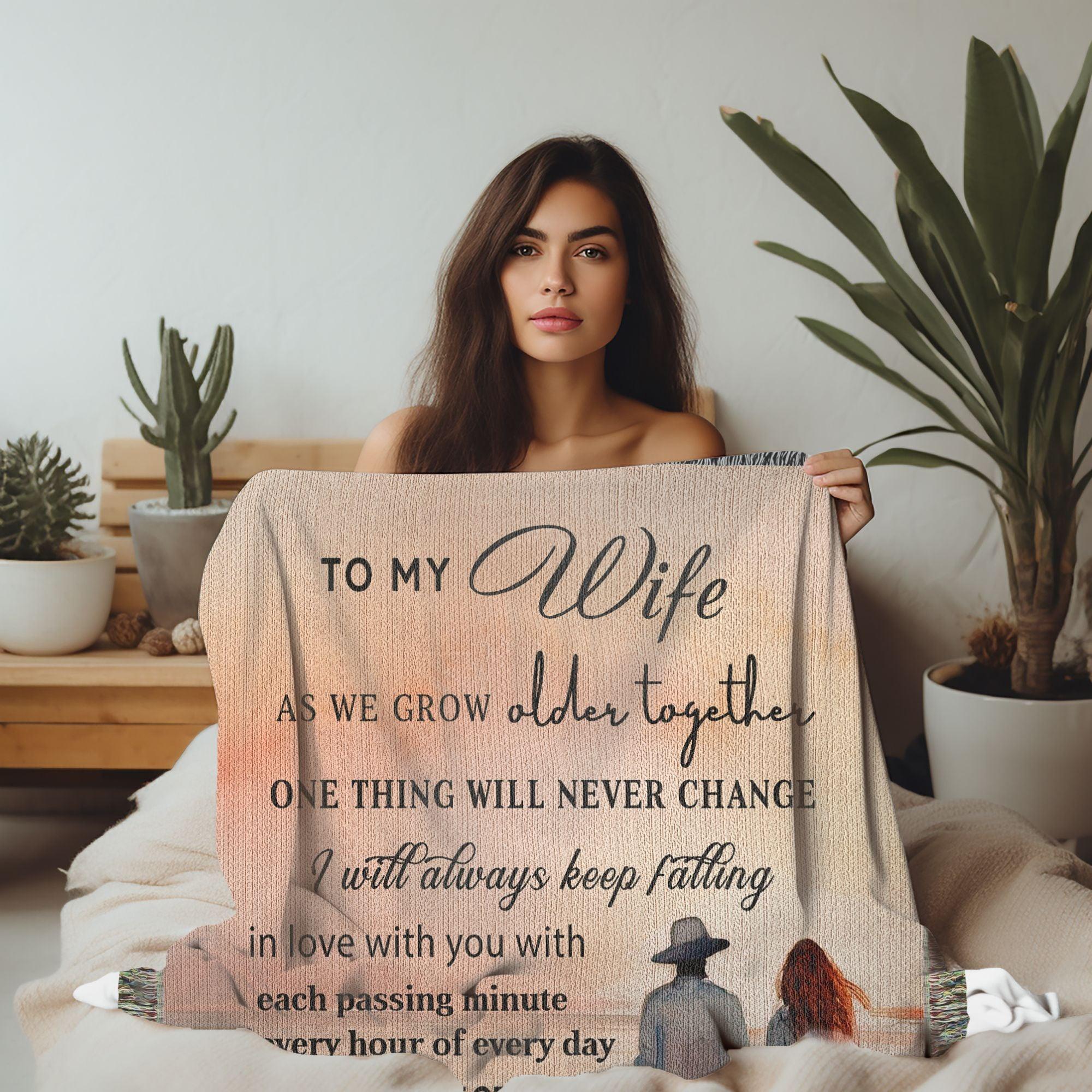 Snuggle with your Wife with this Heirloom Woven Blanket - Mallard Moon Gift Shop