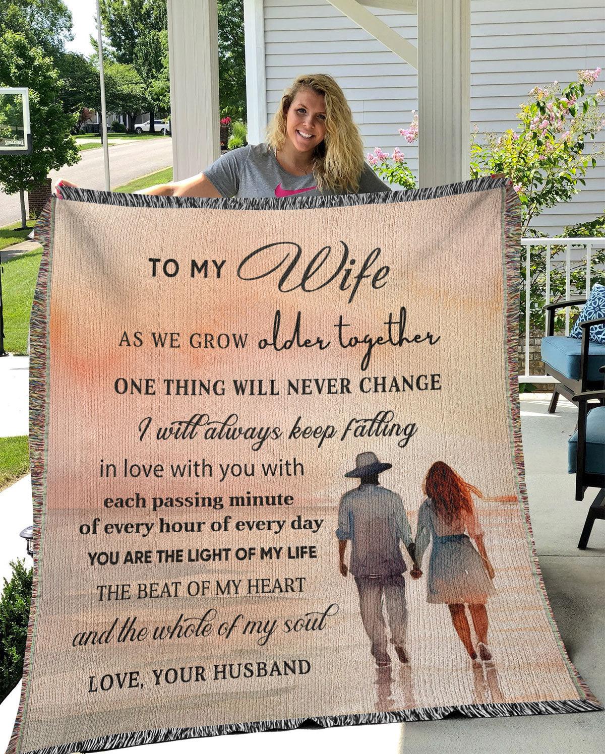 Snuggle with your Wife with this Heirloom Woven Blanket - Mallard Moon Gift Shop
