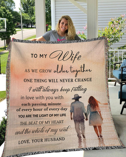 Snuggle with your Wife with this Heirloom Woven Blanket - Mallard Moon Gift Shop