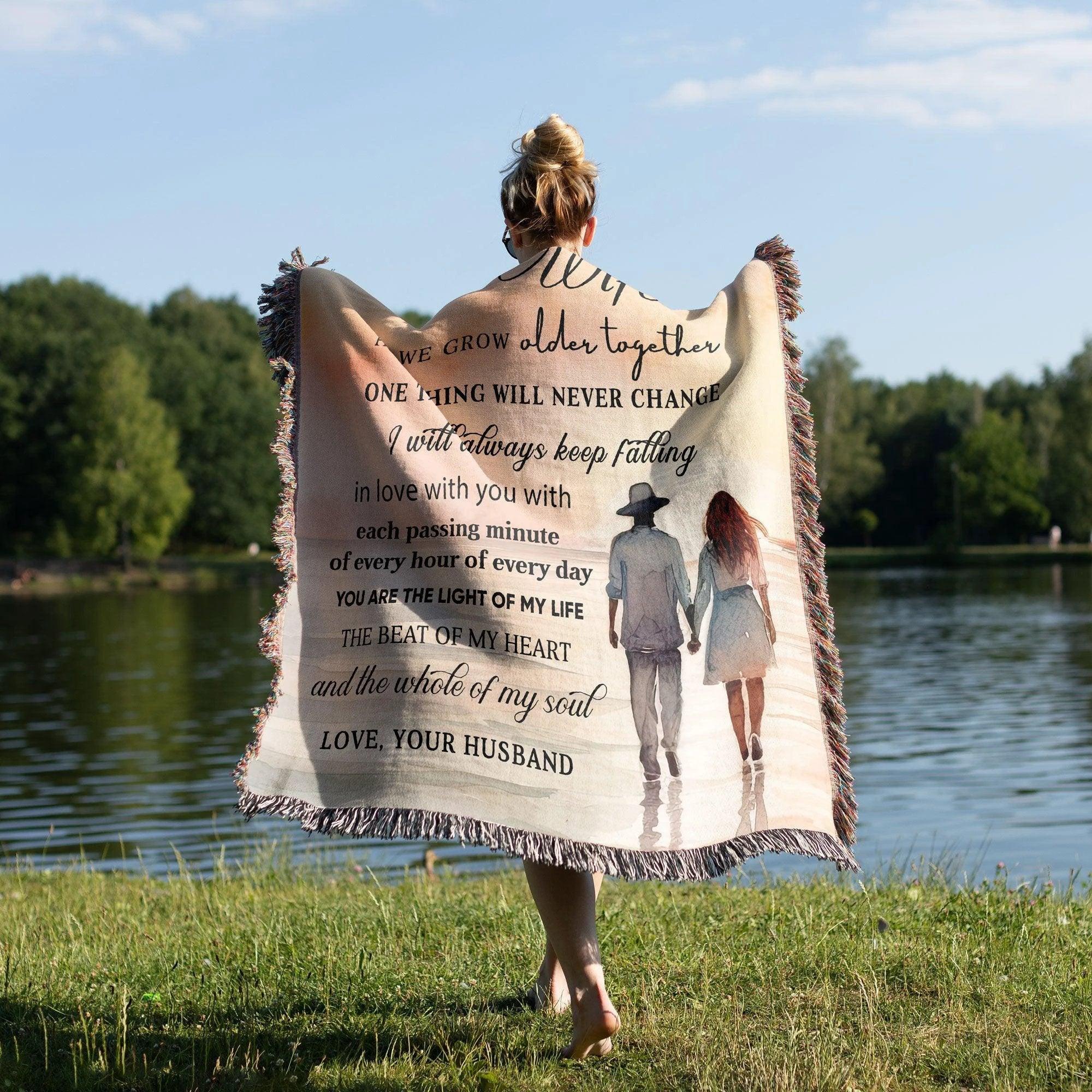 Snuggle with your Wife with this Heirloom Woven Blanket
