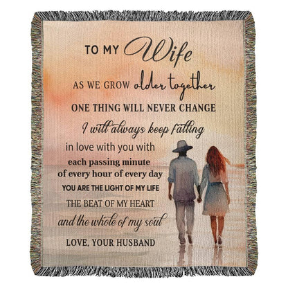 Snuggle with your Wife with this Heirloom Woven Blanket - Mallard Moon Gift Shop
