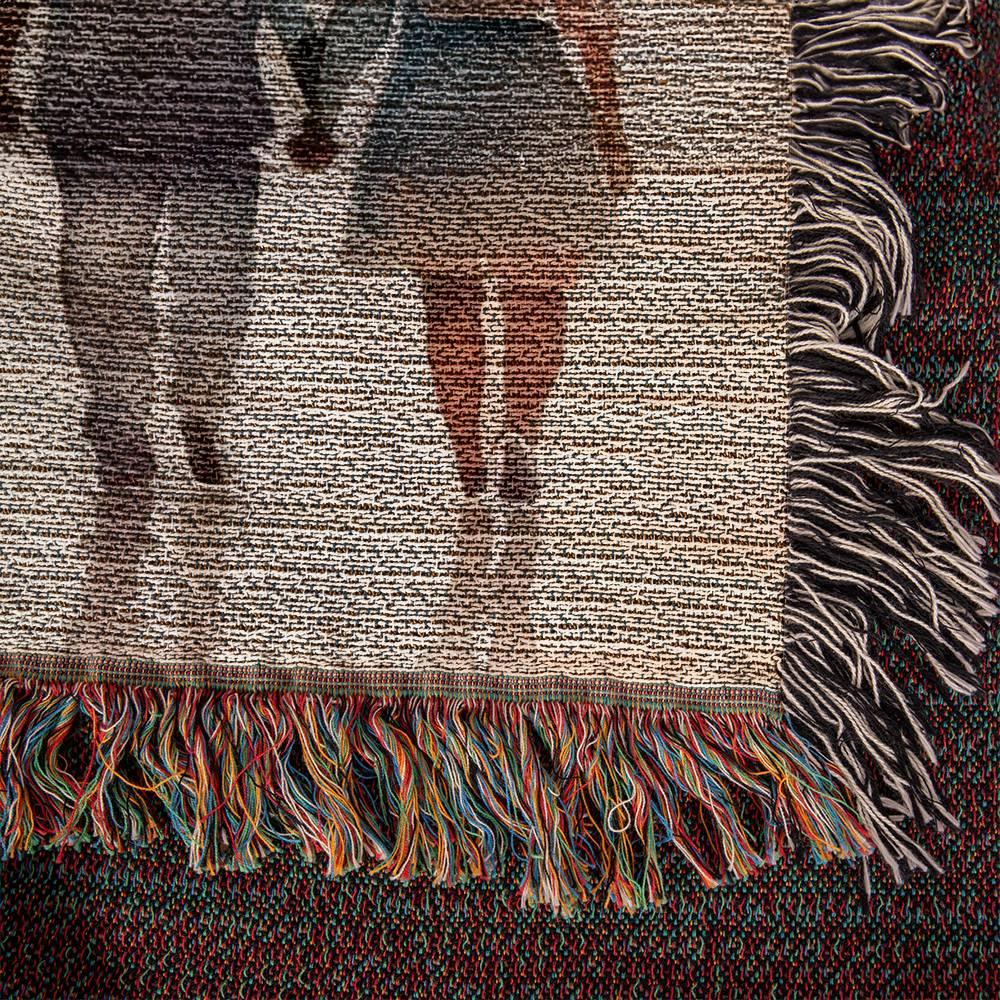 Snuggle with your Wife with this Heirloom Woven Blanket - Mallard Moon Gift Shop
