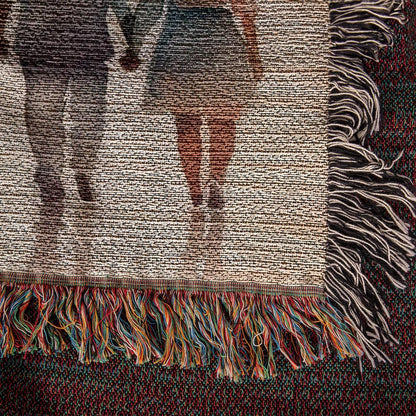 Snuggle with your Wife with this Heirloom Woven Blanket - Mallard Moon Gift Shop