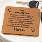 Son Birthday Graduation - You Can Change Lives - Custom Leather Wallet