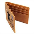 Son Custom Graduation Leather Wallet