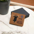 Son Custom Graduation Leather Wallet