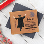 Son Custom Graduation Leather Wallet