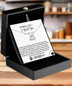 Apology Gift for Girlfriend, Wife, Soulmate - Sorry, You Didn't Deserve - Love Dancing Heart Pendant Necklace