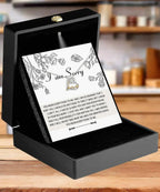 Apology Gift for Girlfriend, Wife, Soulmate - Sorry, Your Big Heart - Love Dancing Heart Pendant Necklace
