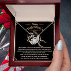 You’re My Forever - Love Knot Necklace - A Timeless Expression of Love for Your Soulmate - Heartfelt Gift for Valentine's Day