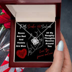To My Smokin' Hot Soulmate" Love Knot Necklace – A Bold and Passionate Valentine’s Day Gift for Your Forever Love