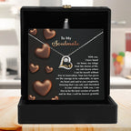 To My Soulmate - Love Dancing Heart Necklace – A Heartfelt Valentine’s Day Gift for Your Safe Haven and Forever Love