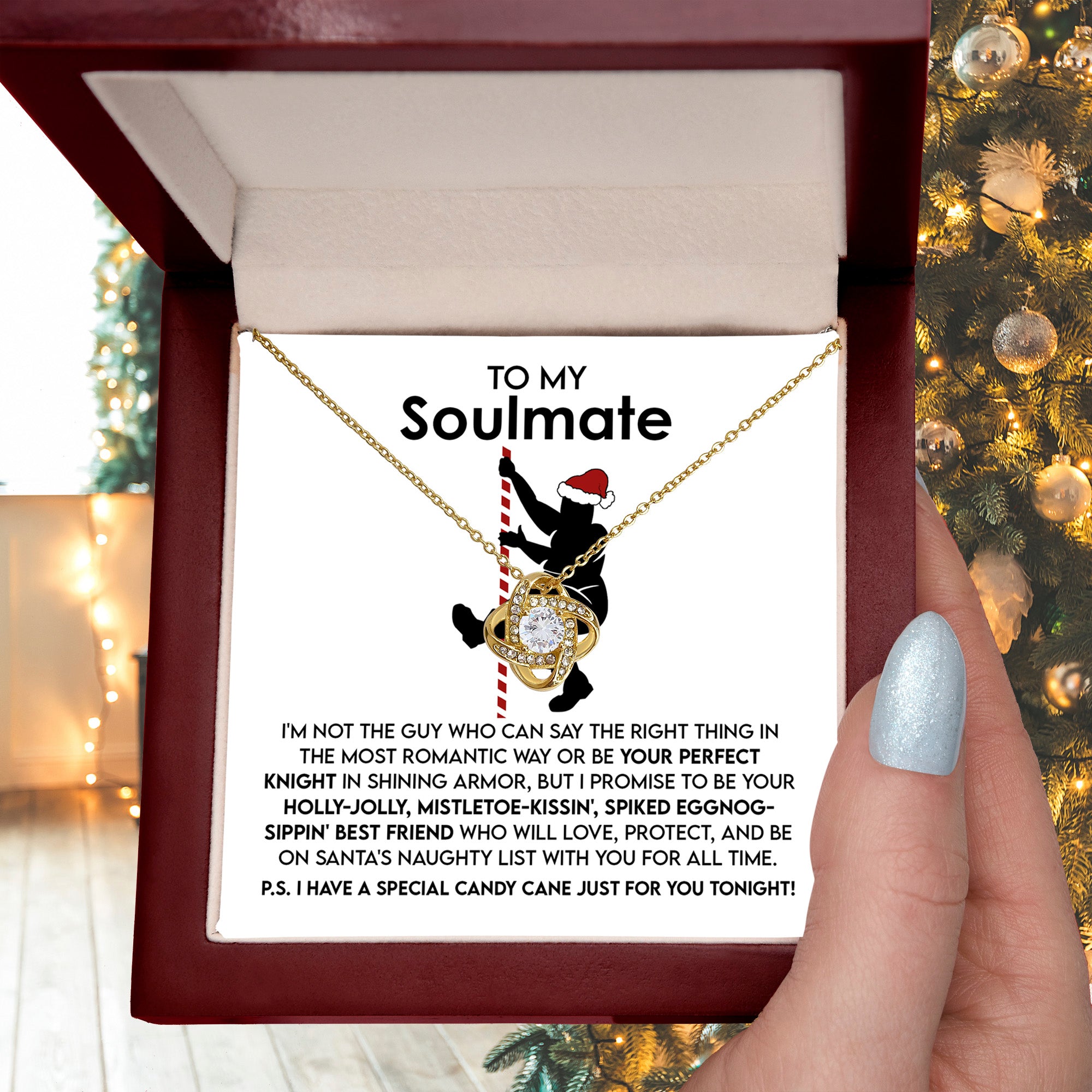 Gift for Soulmate - For All Time - Love Knot Pendant Necklace - Mallard Moon Gift Shop
