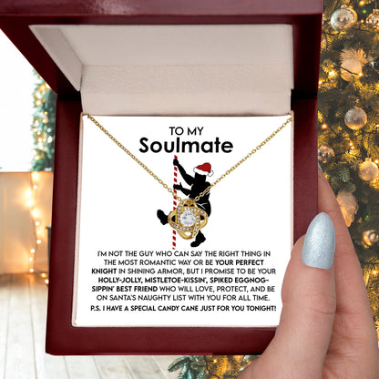 Gift for Soulmate - For All Time - Love Knot Pendant Necklace - Mallard Moon Gift Shop