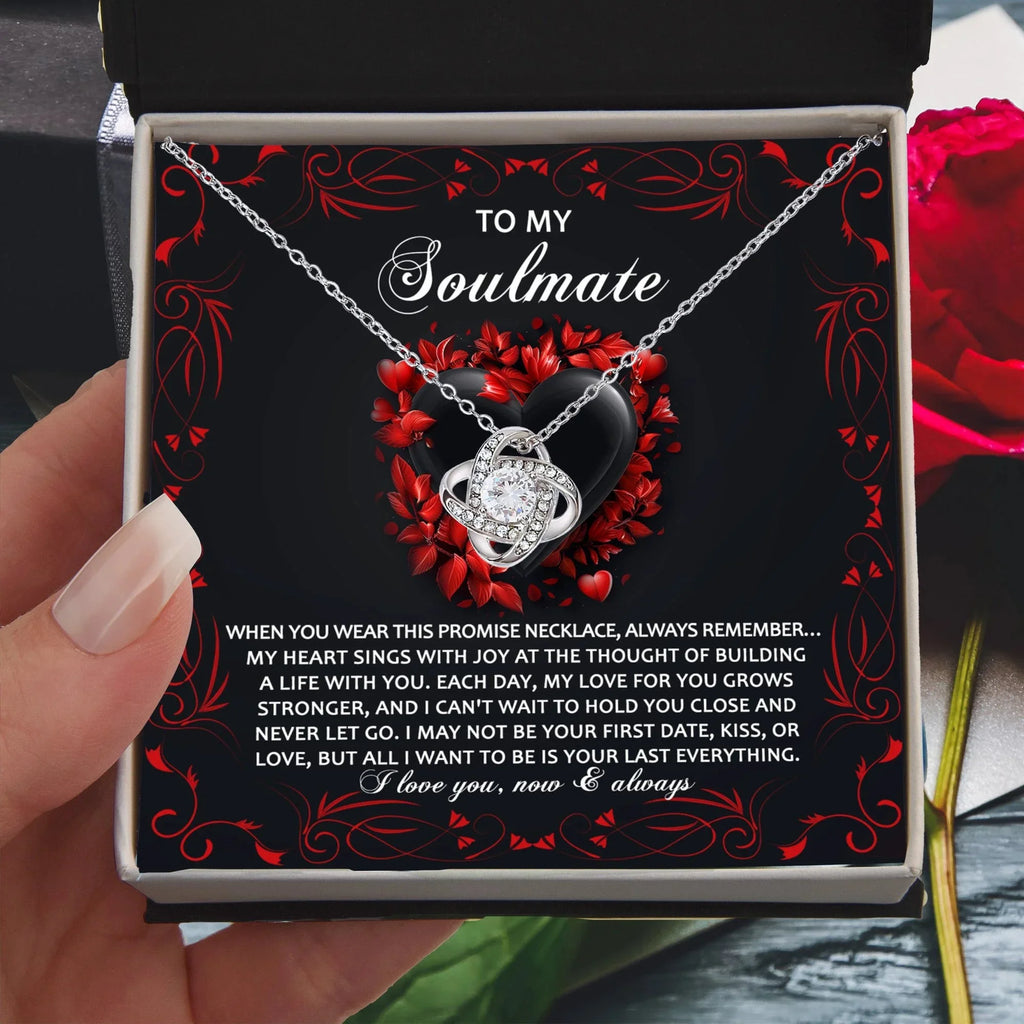 To My Soulmate - Love Knot Necklace – A Promise of Eternal Love and Devotion