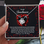 To My Soulmate - Love Knot Necklace – A Promise of Eternal Love and Devotion