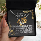 To My Soulmate - Love Dancing Heart Necklace – A Meaningful Valentine’s Gift Celebrating Trust, Devotion, and Shared Dreams