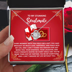 Romantic Anniversary, Valentine's Day Gift for Soulmate, Wife, Girlfriend - Feels Like A Gift - Love Knot Pendant Necklace
